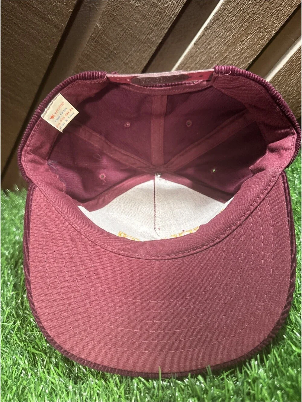 VTG 80’s USC Trojans Corduroy SnapBack By Yupoong Rare DS NWOT